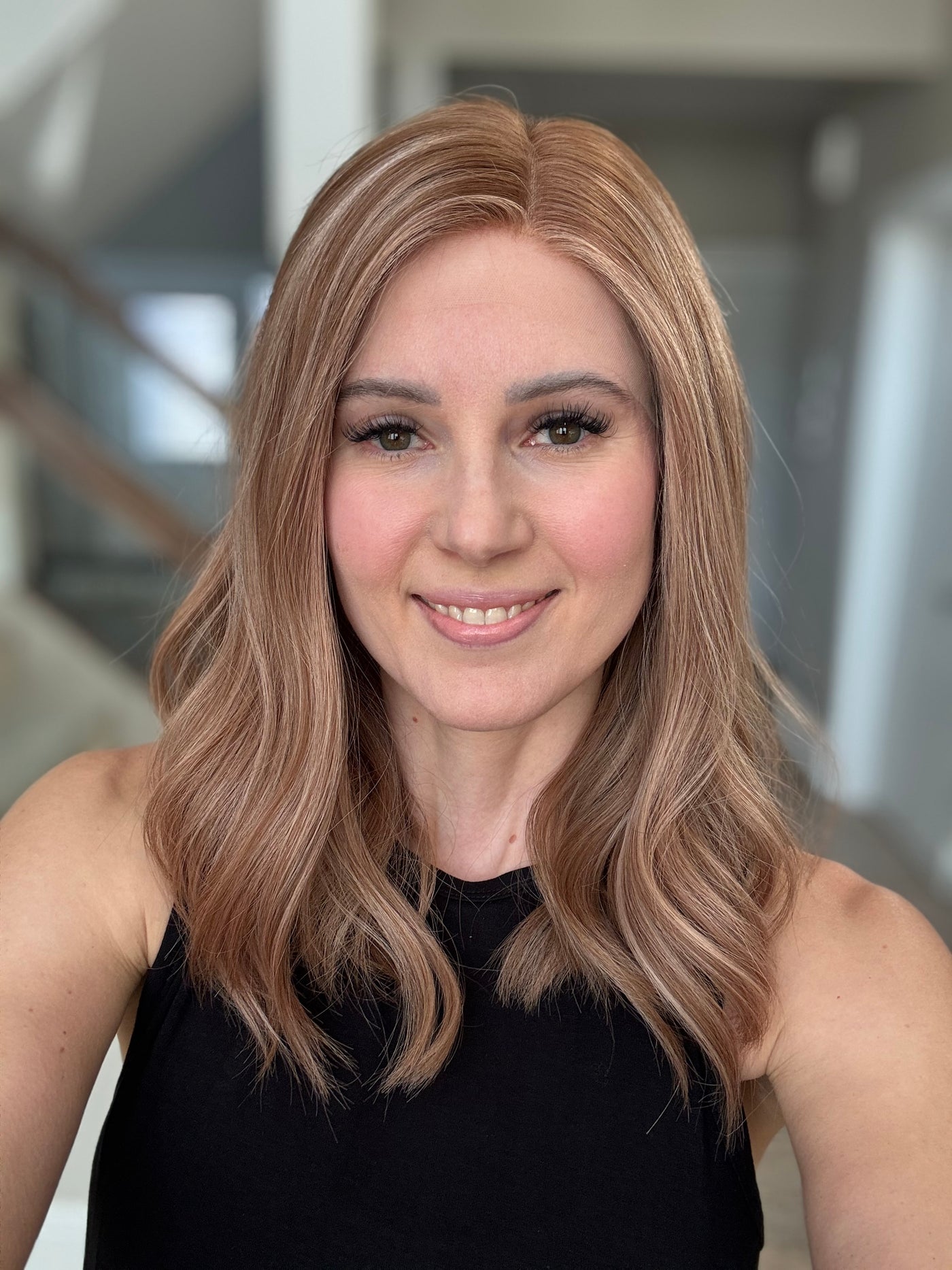 18" Vera LOB Comfort Cap Lace Top Wig (S)