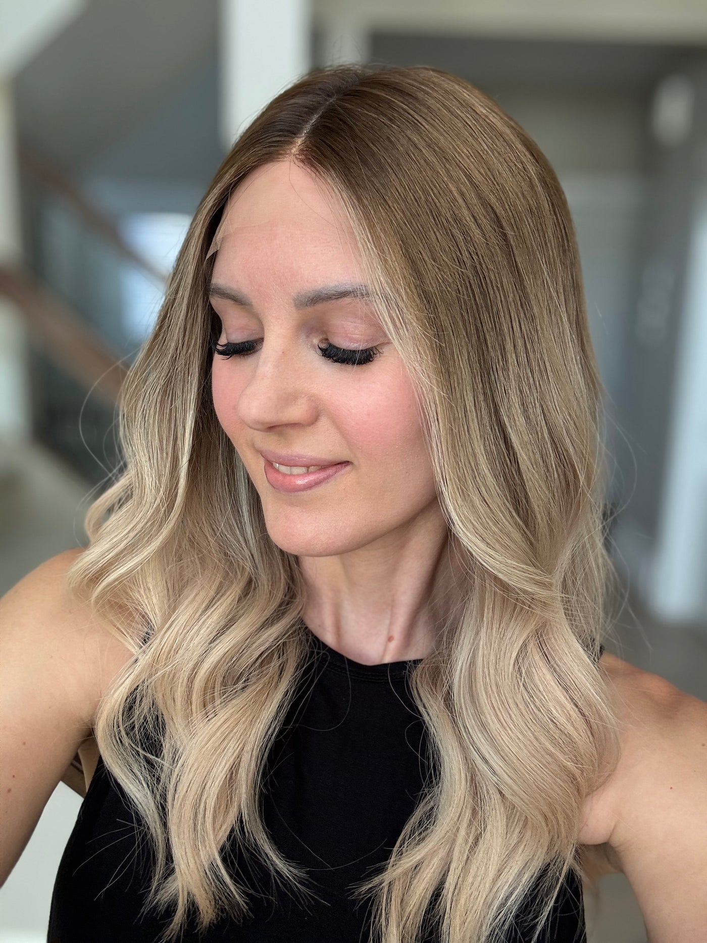 22" Jenny Comfort Cap Lace Top Wig (S)