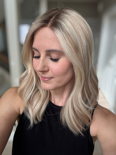 18" Katie LOB Comfort Cap Lace Top Wig (M)