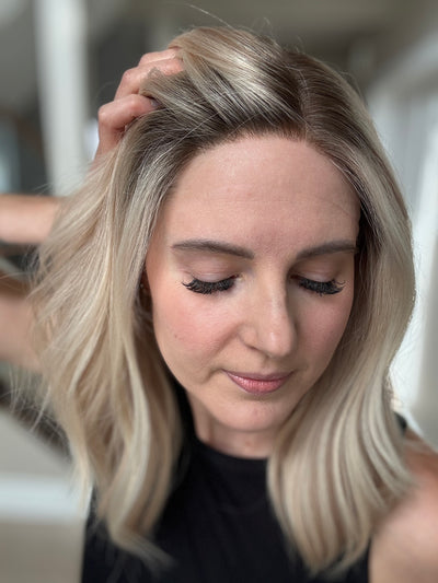 18" Katie LOB Comfort Cap Lace Top Wig (M)