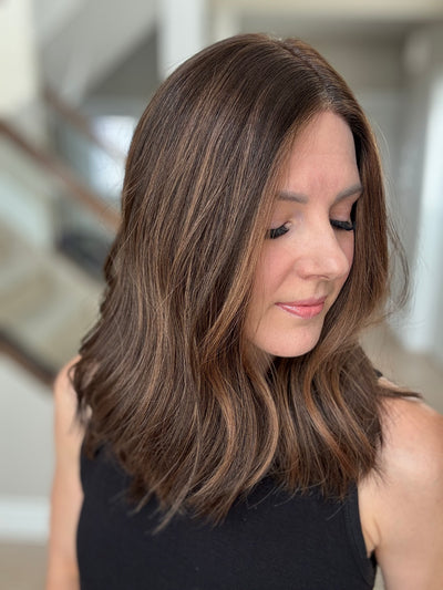 18" Tatiana LOB Comfort Cap Silk Top Wig (M)