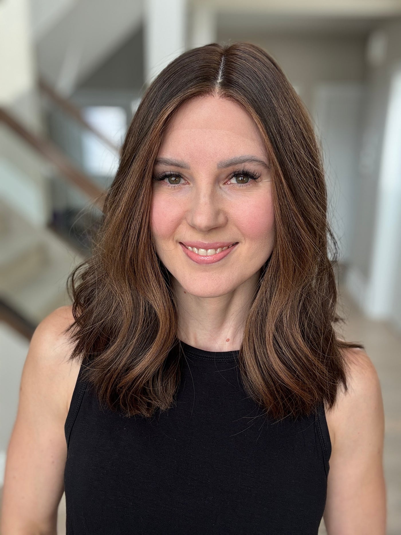 18" Tatiana LOB Comfort Cap Silk Top Wig (M)