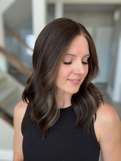 18" Mira LOB Comfort Cap Lace Top Wig (M)