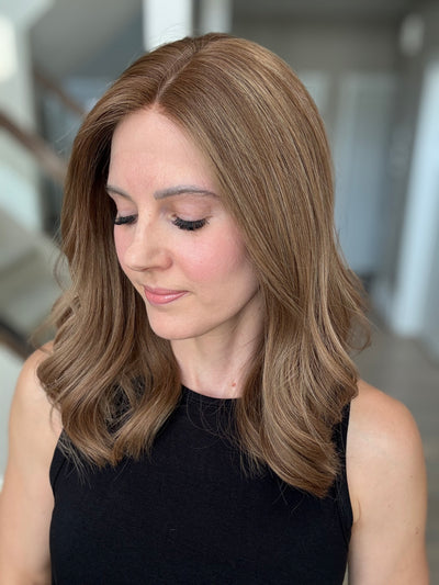 18" Justine LOB Comfort Cap Lace Top Wig (M)