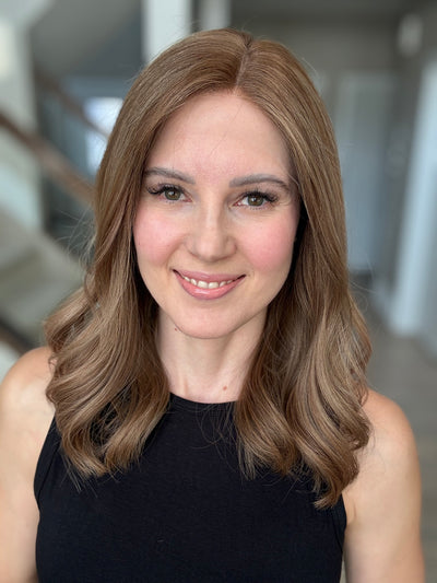 18" Justine LOB Comfort Cap Lace Top Wig (M)