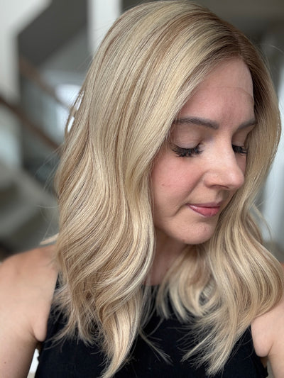 18" Cara LOB Comfort Cap Lace Top Wig (M)