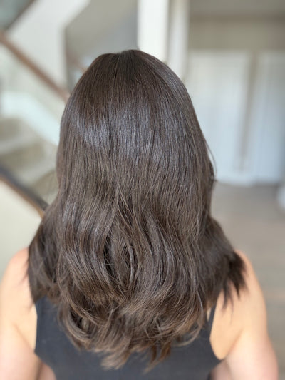 18" Mira LOB Comfort Cap Silk Top Wig (M)