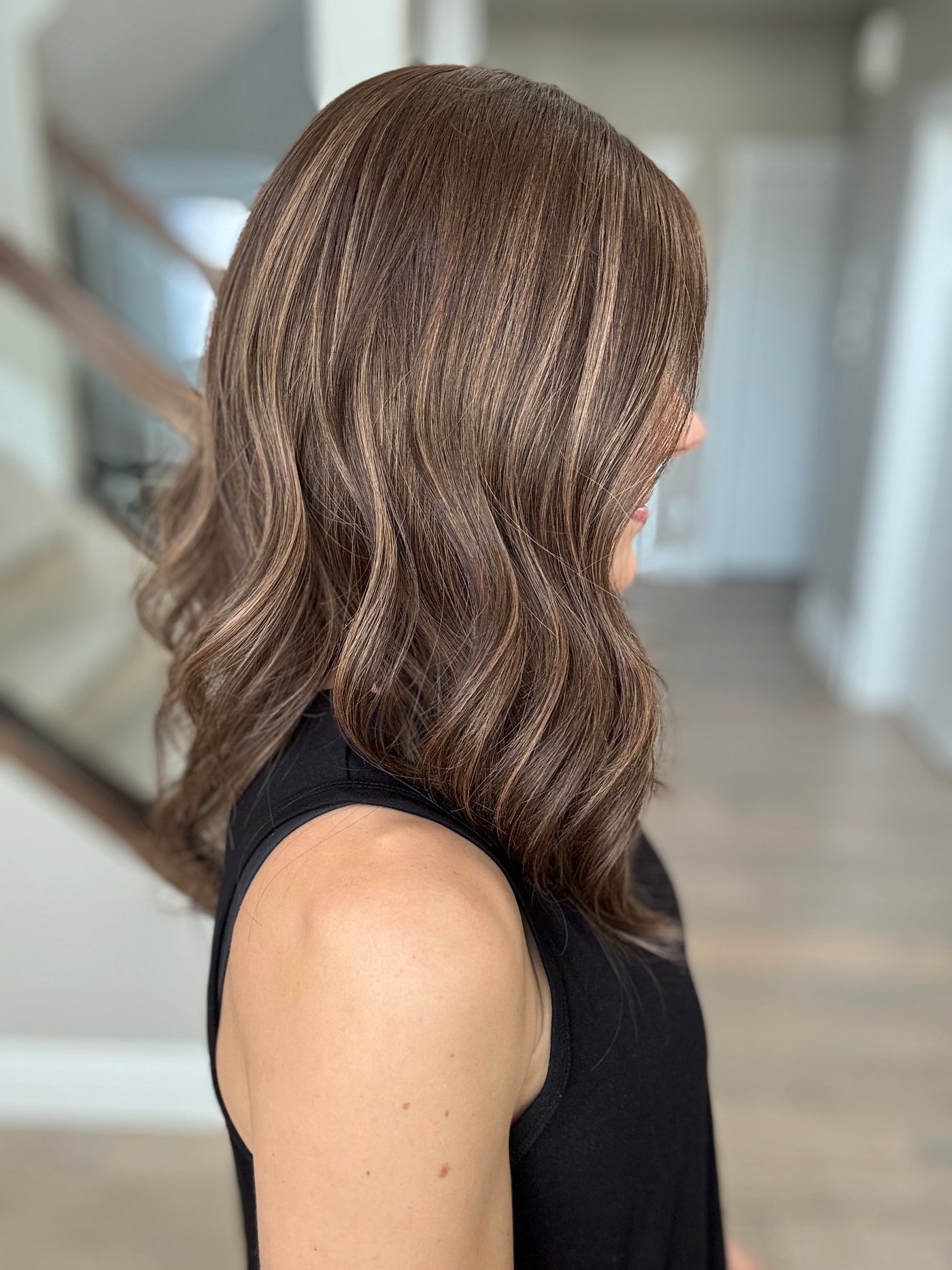 20" Mia Comfort Cap Lace Top Wig (XS) with added Bang Cut (FINAL SALE)