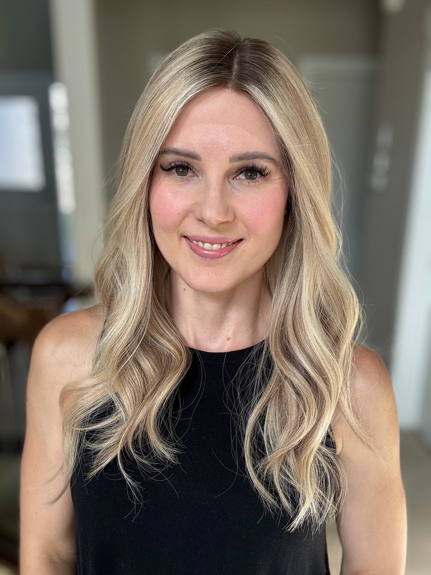 22" Olivia Comfort Cap Lace Top Wig (S)