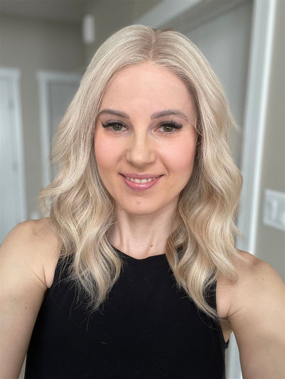 18"Kayla Luxury Cap Lace Top Wig (M) - Madison Hair Collection