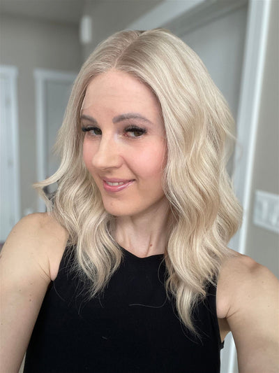 18"Kayla Luxury Cap Lace Top Wig (M) - Madison Hair Collection