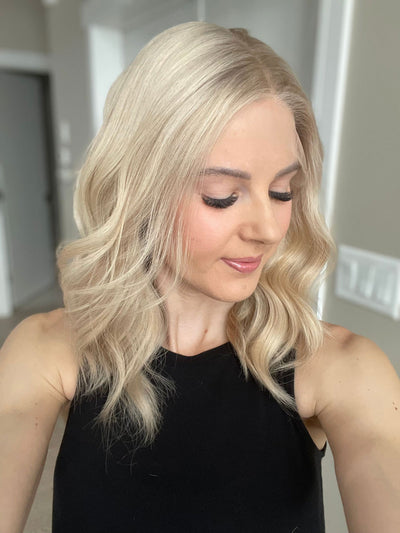 18"Kayla Luxury Cap Lace Top Wig (M) - Madison Hair Collection