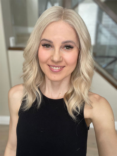 18"Kayla Luxury Cap Lace Top Wig (M) - Madison Hair Collection