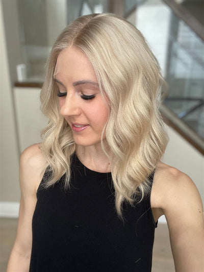 18"Kayla Luxury Cap Lace Top Wig (M) - Madison Hair Collection