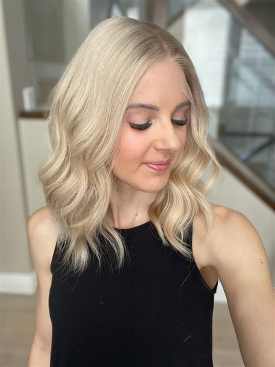 18"Kayla Luxury Cap Lace Top Wig (M) - Madison Hair Collection