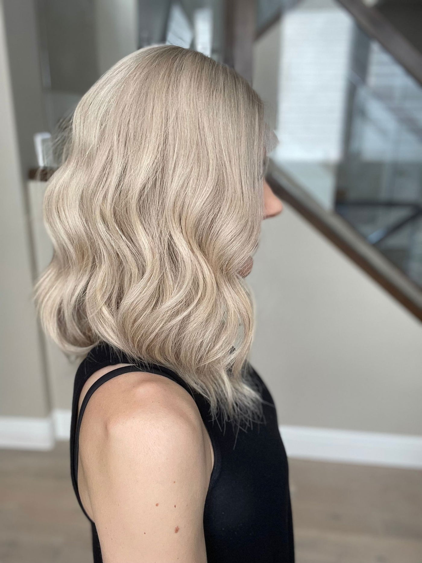 18"Kayla Luxury Cap Lace Top Wig (M) - Madison Hair Collection