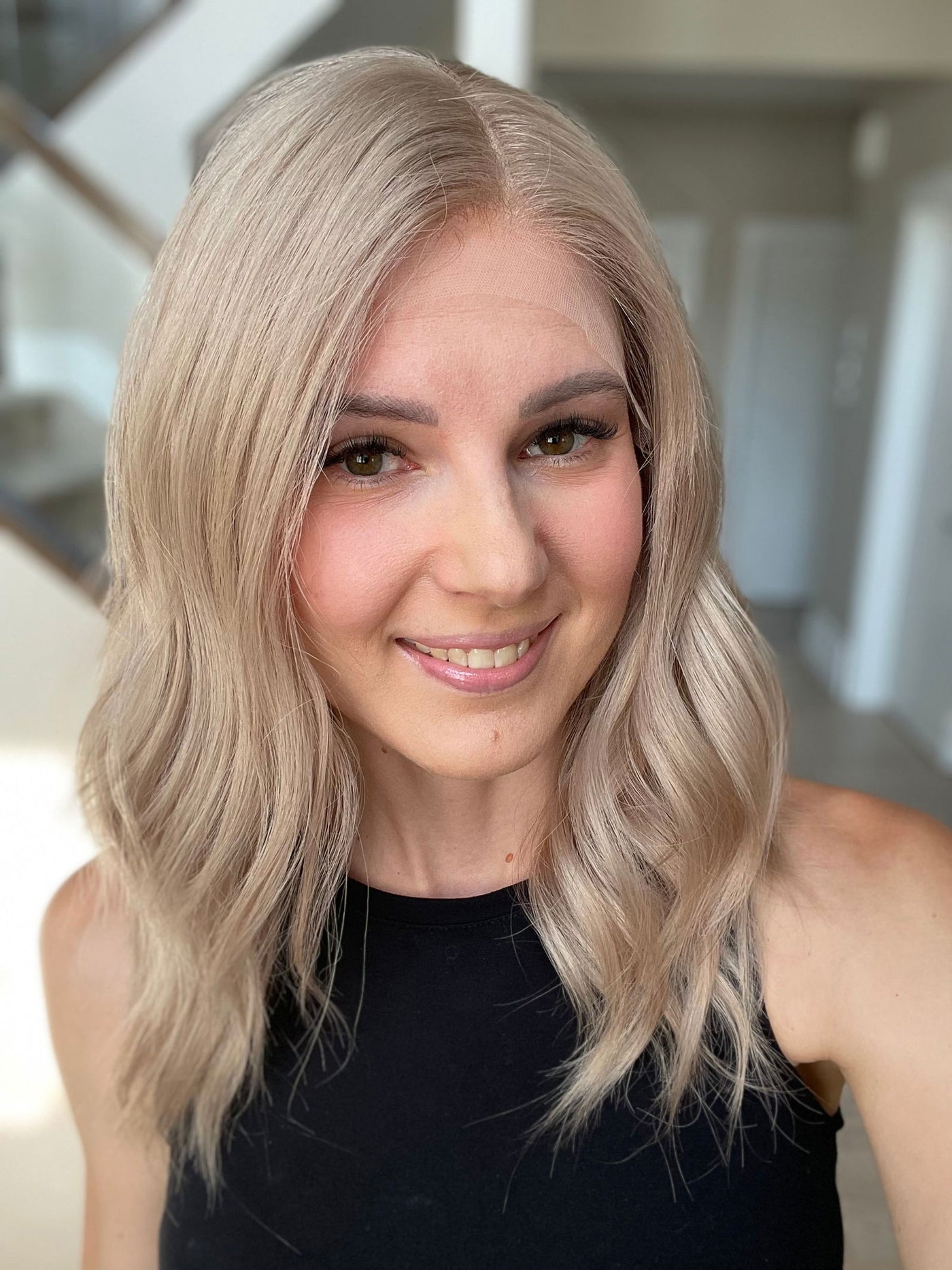 18" Lynda Luxury Cap Lace Top Wig (M) - Madison Hair Collection