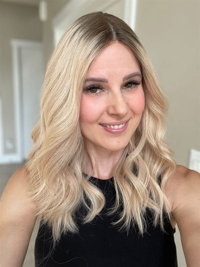 19" Rory Lob Comfort Cap Silk Top Wig (M) - Madison Hair Collection