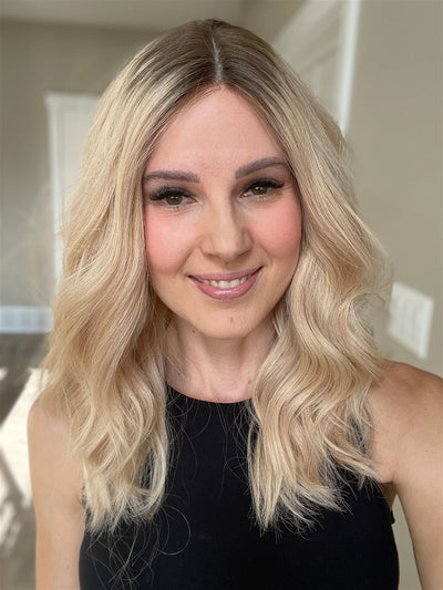 19" Rory Lob Comfort Cap Silk Top Wig (M) - Madison Hair Collection