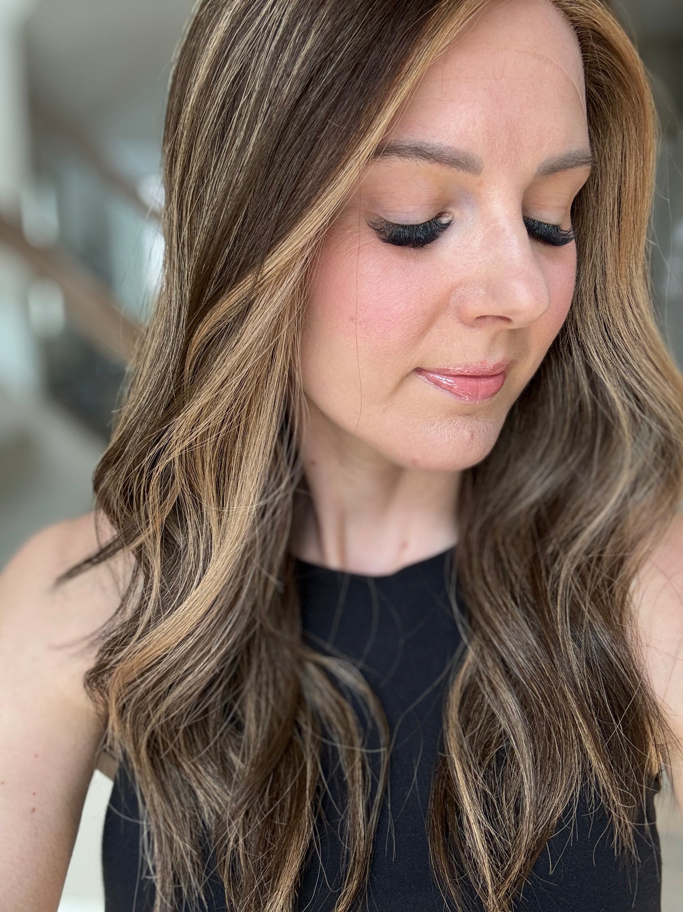22" Gabriella Comfort Cap Lace Top Wig (S)