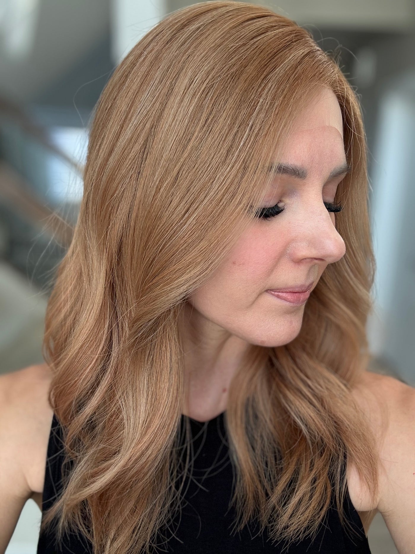 20" Ashlyn Comfort Cap Lace Top Wig (S)