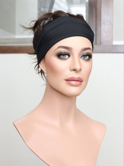 20" Dark Brown Wavy Active Pony Wig (M) - Madison Hair Collection