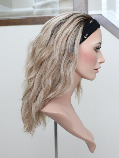 20" Olivia Wavy Bandfall Active Wig (S) - Madison Hair Collection