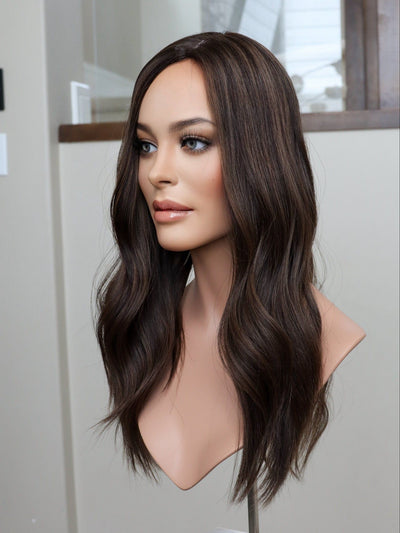 21" 9x9 Latisha Silk Top Topper - Madison Hair Collection