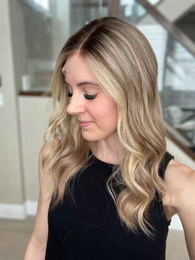 21" Janine Luxury Cap Lace Top Wig (M) - Madison Hair Collection