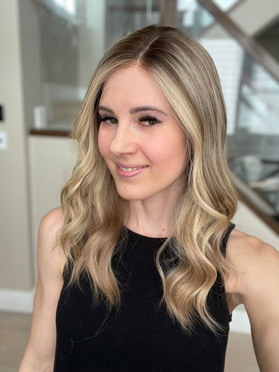 21" Janine Luxury Cap Lace Top Wig (M) - Madison Hair Collection