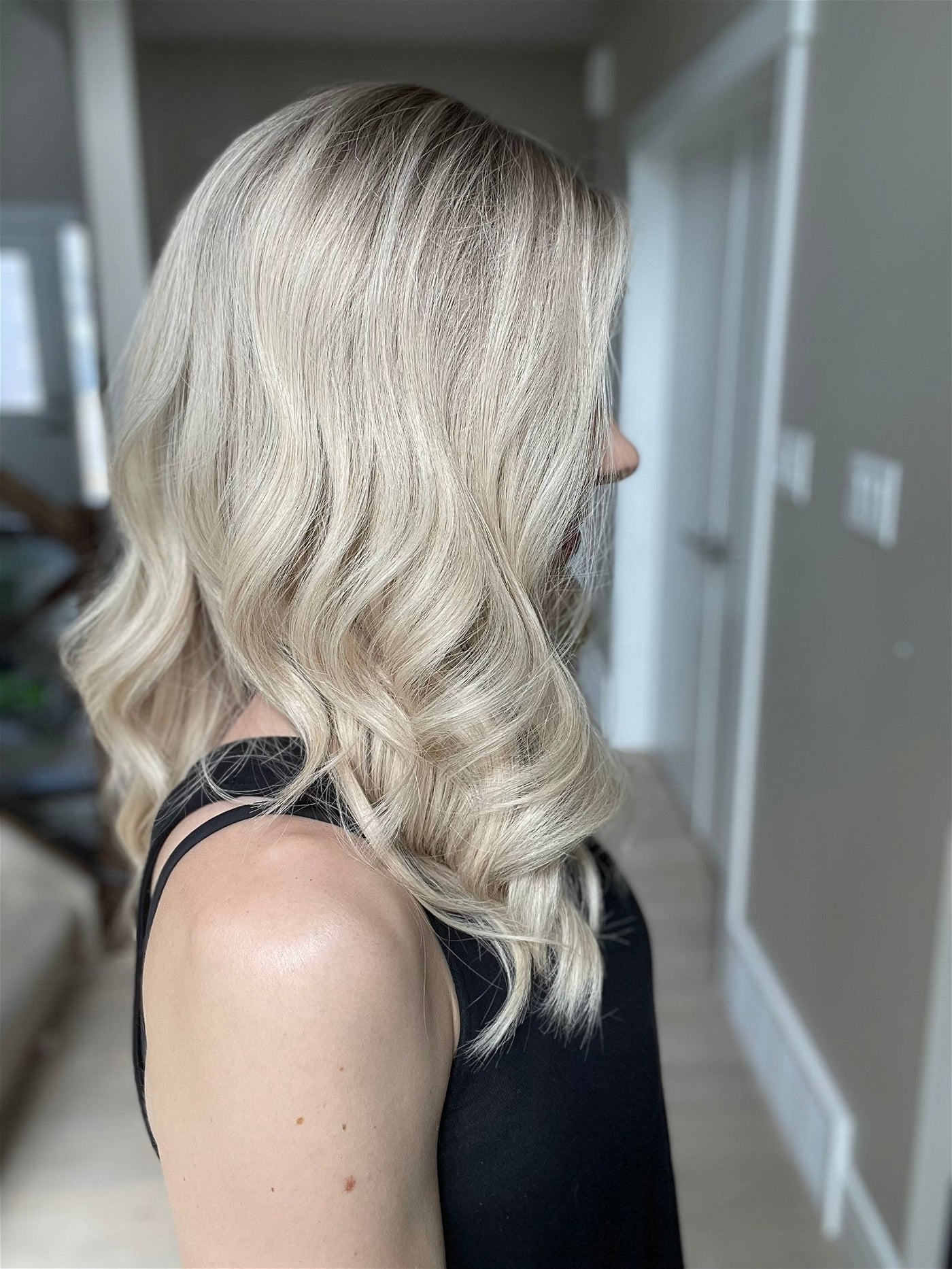 21" V05 Bella Luxury Cap Lace Top Wig (M) - Madison Hair Collection