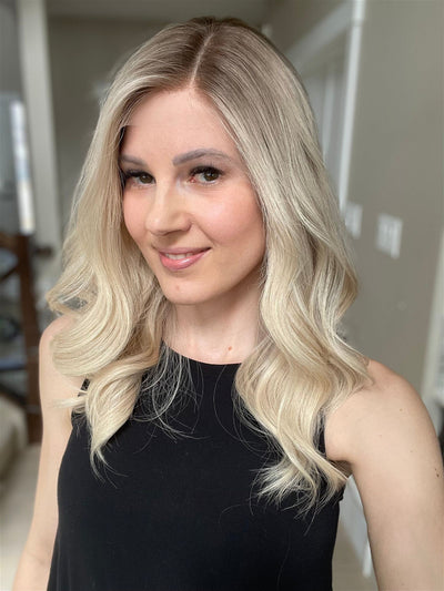 21" V05 Bella Luxury Cap Lace Top Wig (M) - Madison Hair Collection