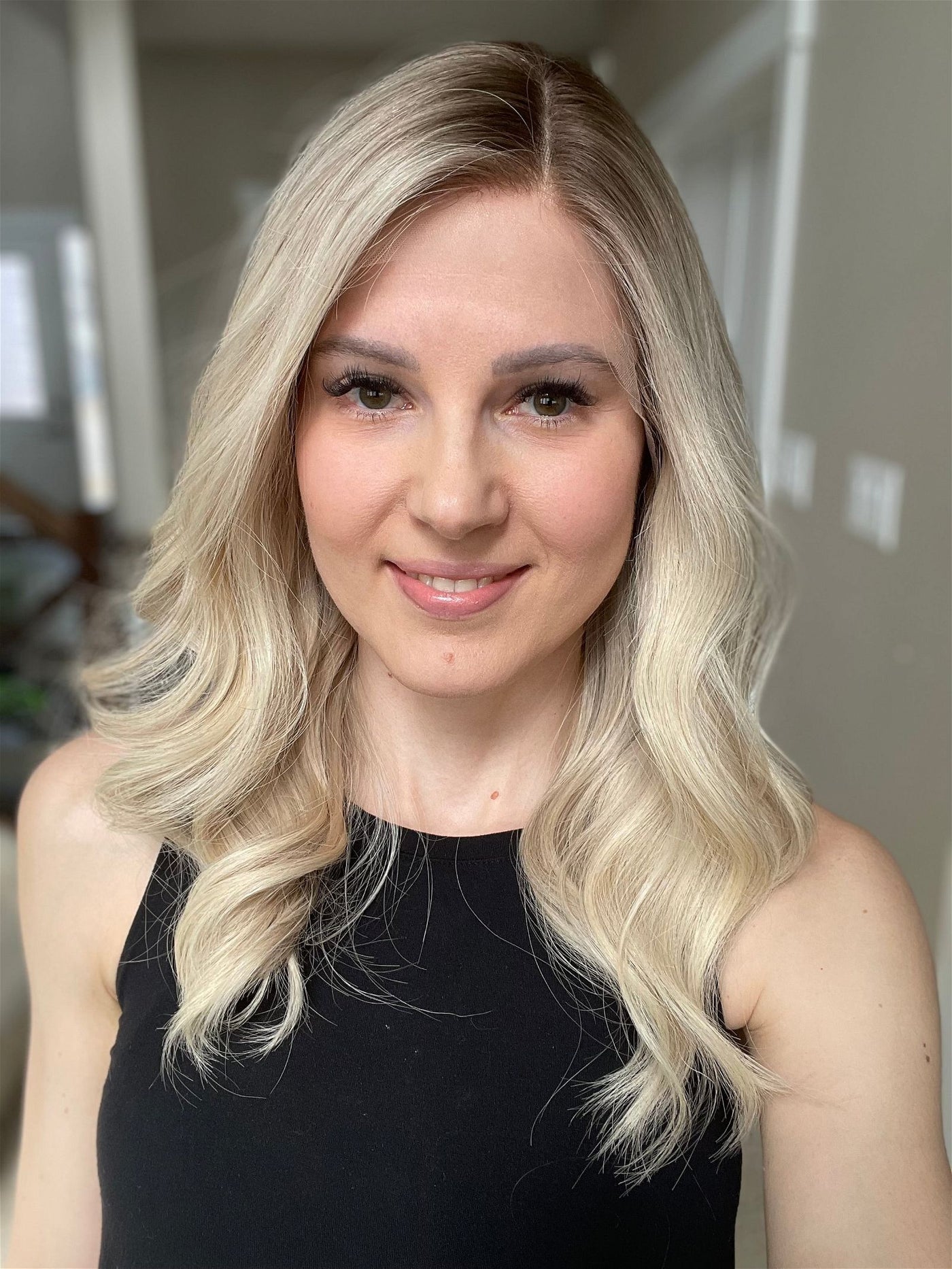 21" V05 Bella Luxury Cap Lace Top Wig (M) - Madison Hair Collection