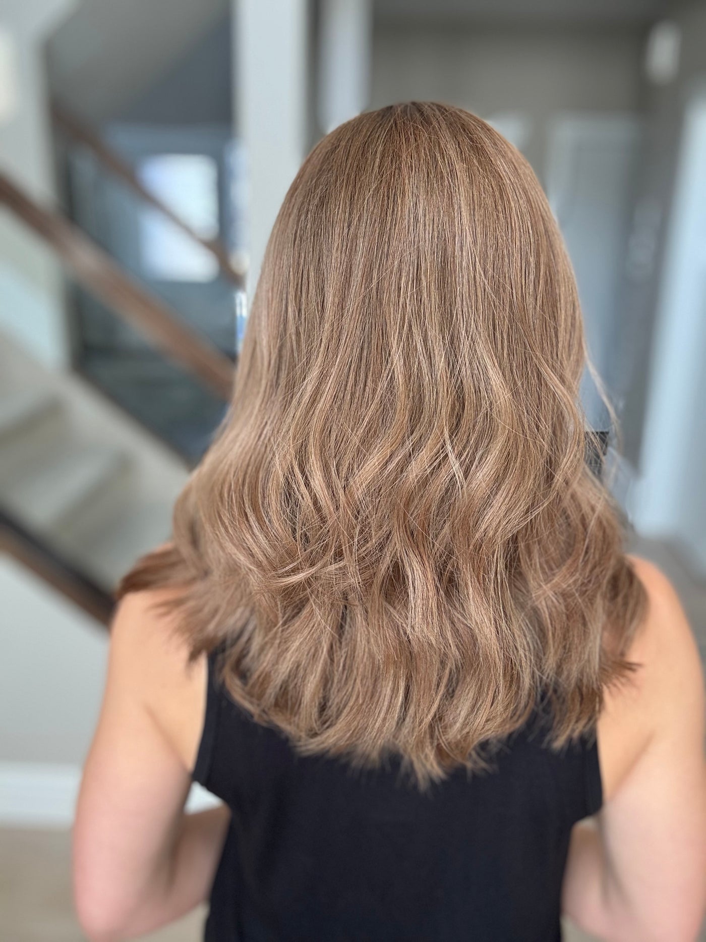 18" Justine LOB Comfort Cap Lace Top Wig (M)