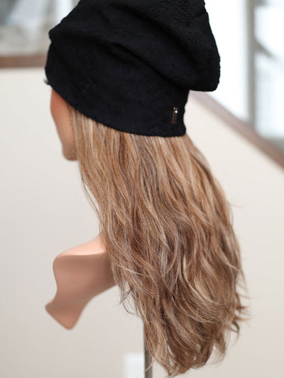 22" Anniston Wavy Hat Active Wig (S) - Madison Hair Collection