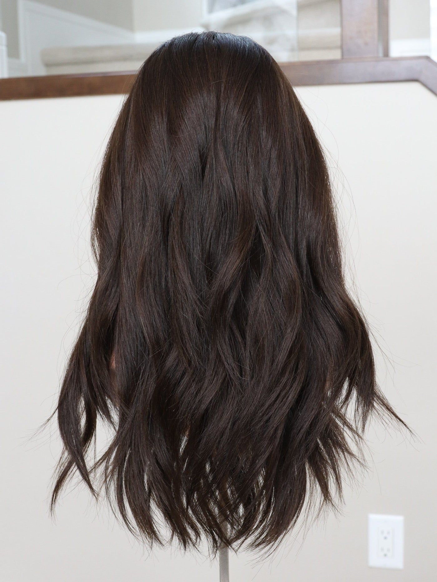 22" Dark Brown Bandfall Active Wig (M) - Madison Hair Collection