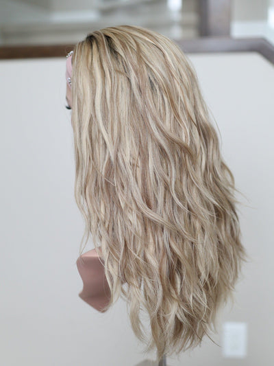 22" Kassidy Wavy Bandfall Active Wig (M) - Madison Hair Collection