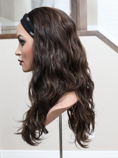 22" Liv Wavy Bandfall Active Wig (M) - Madison Hair Collection