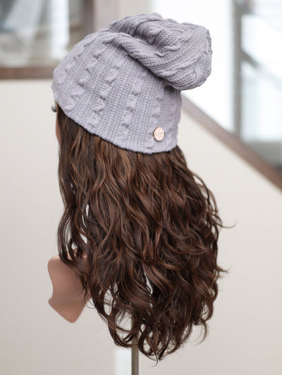 22" Mia Wavy Hat Wig (S) - Madison Hair Collection