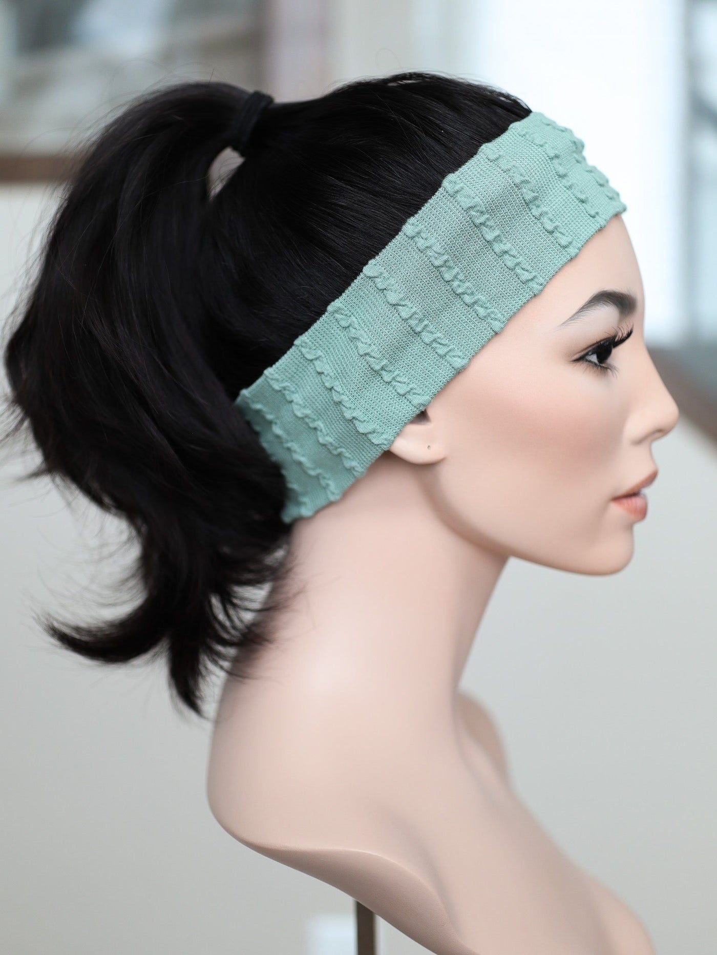 22" Natural Black Active Pony Wig (S) - Madison Hair Collection