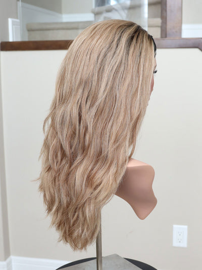 22" Olivia Wavy Bandfall Active Wig (S) - Madison Hair Collection