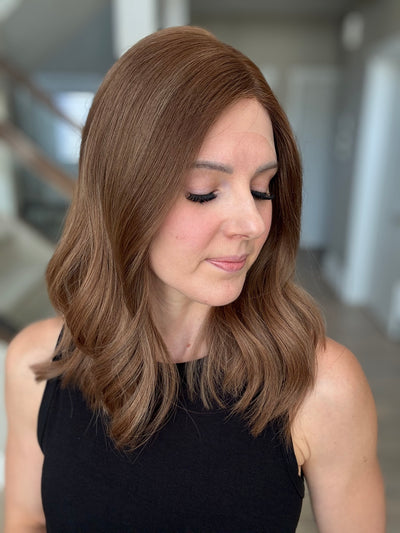 18" Christina LOB Comfort Cap Lace Top Wig (M)