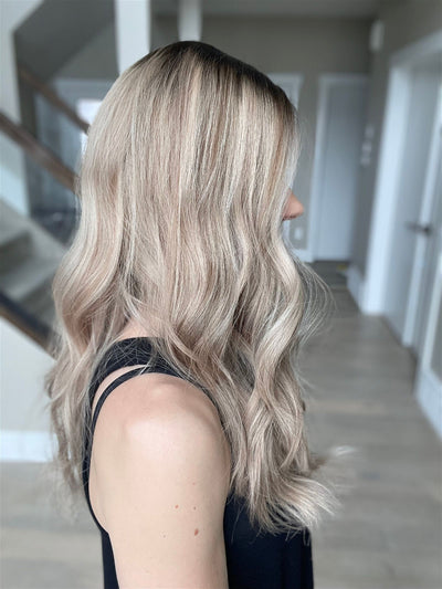 23" Olivia Comfort Cap Silk Top Wig (M) - Madison Hair Collection