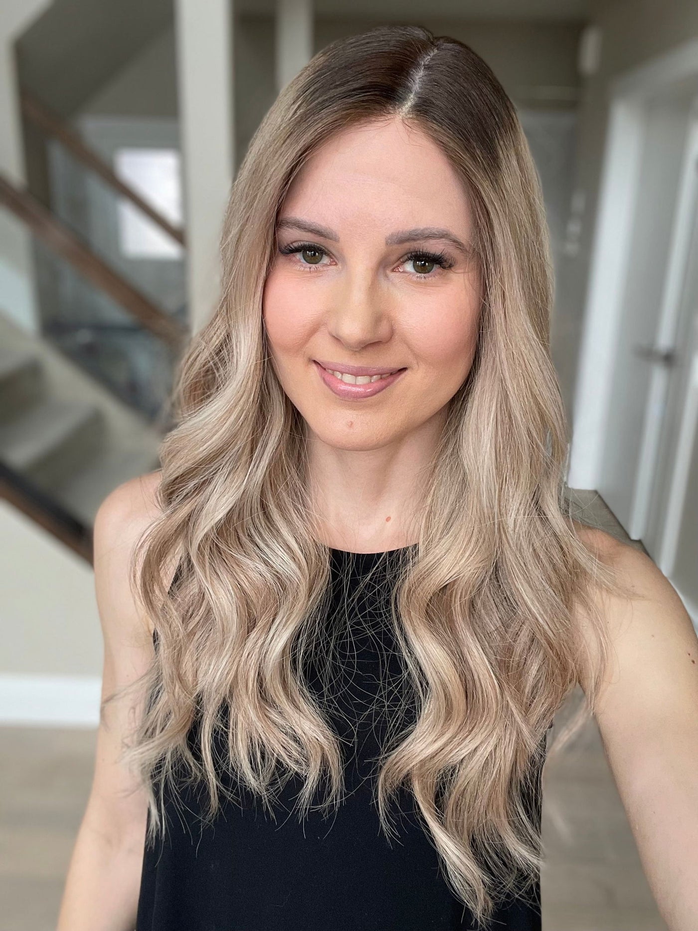 23" Olivia Comfort Cap Silk Top Wig (M) - Madison Hair Collection