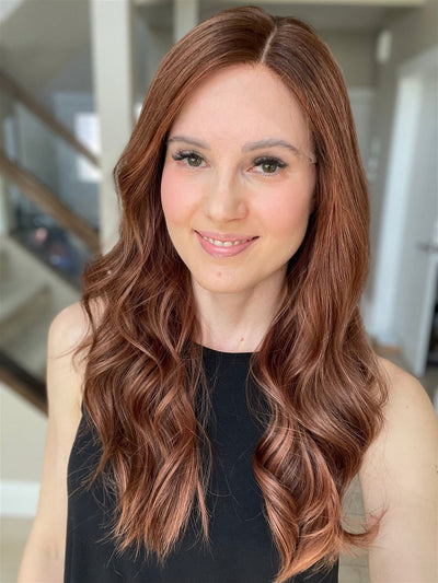 25" A158 Jill Luxury Cap Lace Top Wig (S) - Madison Hair Collection