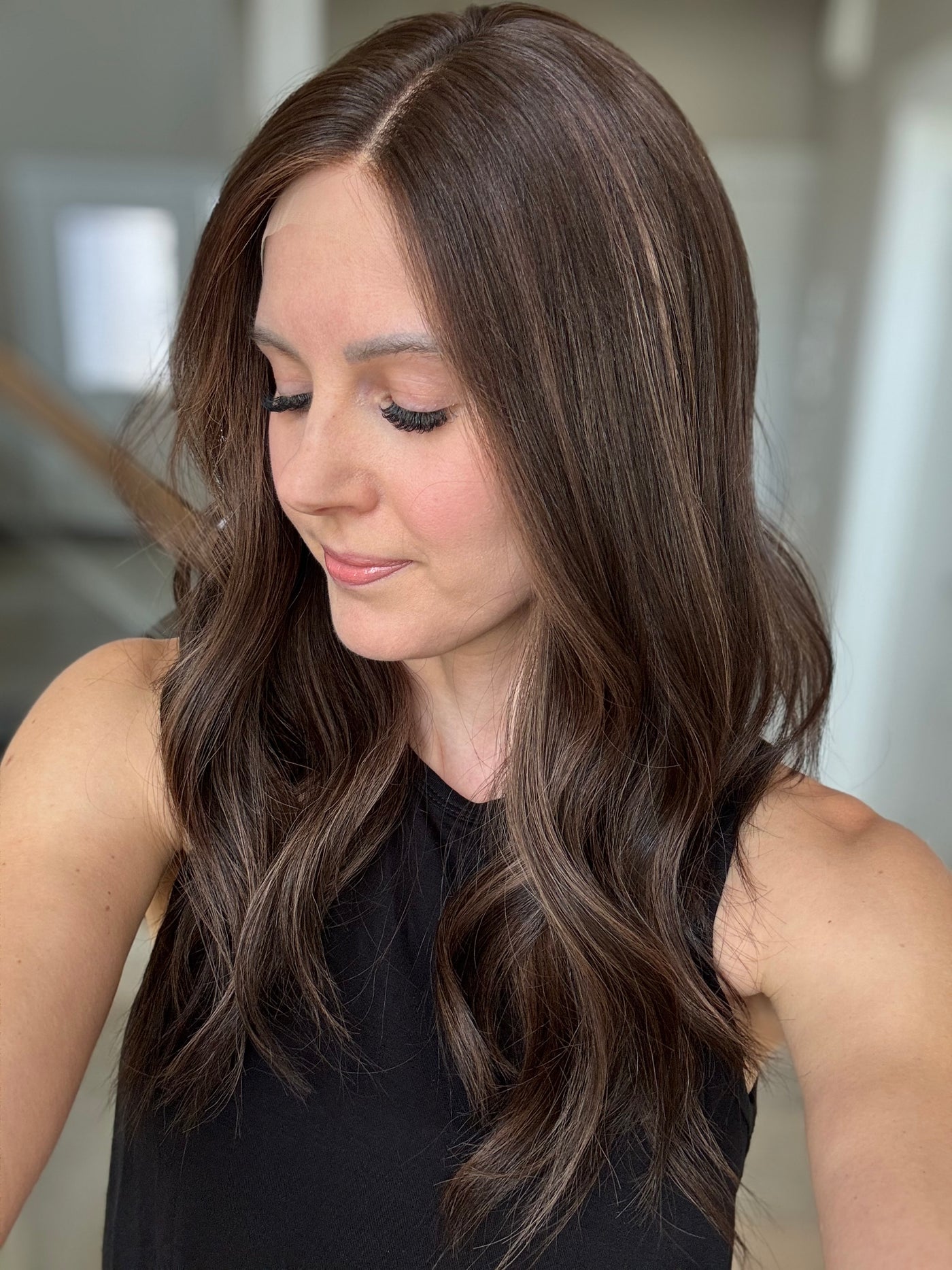 22" Janessa Comfort Cap Lace Top Wig (M)