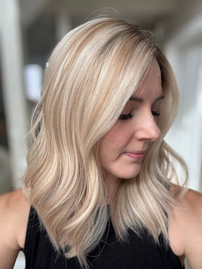 18" Katie LOB Comfort Cap Lace Top Wig (M)