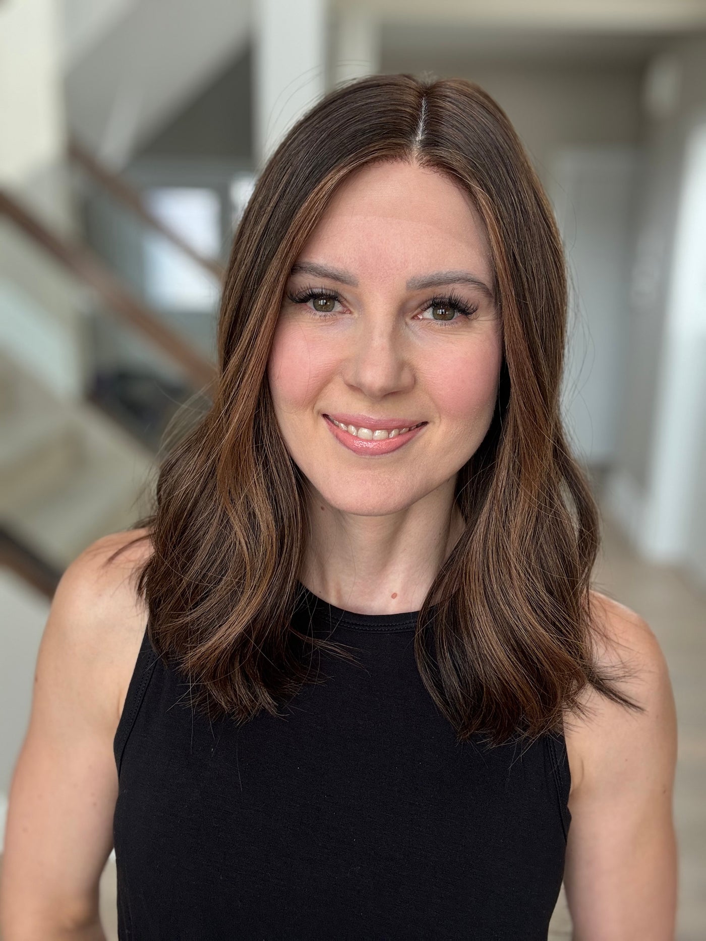 18" Tatiana LOB Comfort Cap Silk Top Wig (M)