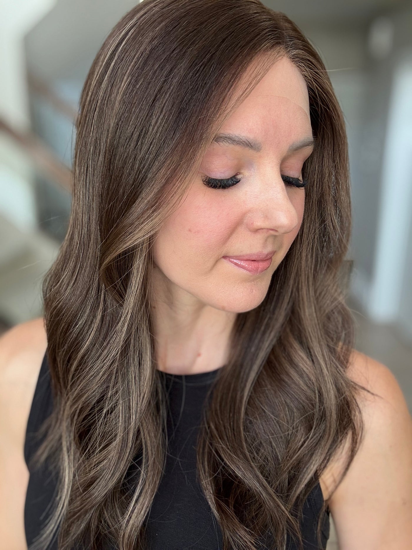 22" Ava Comfort Cap Lace Top Wig (XS)