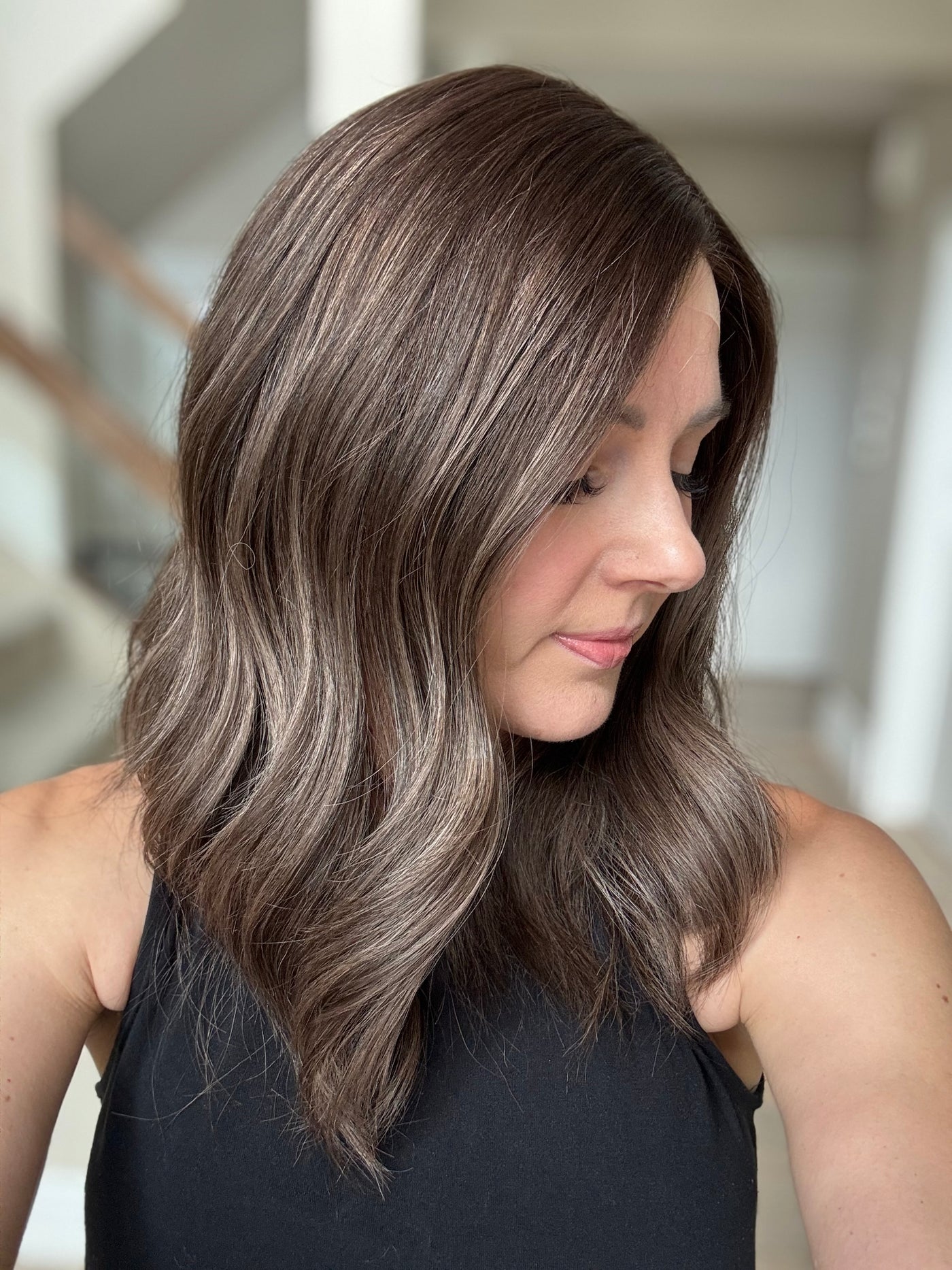20" Lexi LOB Comfort Cap Lace Top Wig (XS)